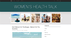 Desktop Screenshot of healthtalkwomen.com